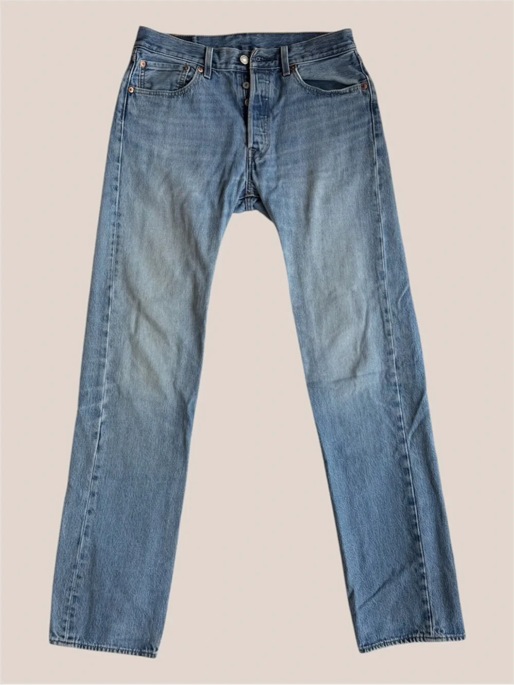 Levi's Vintage Wash Straight Leg Button Fly Jeans